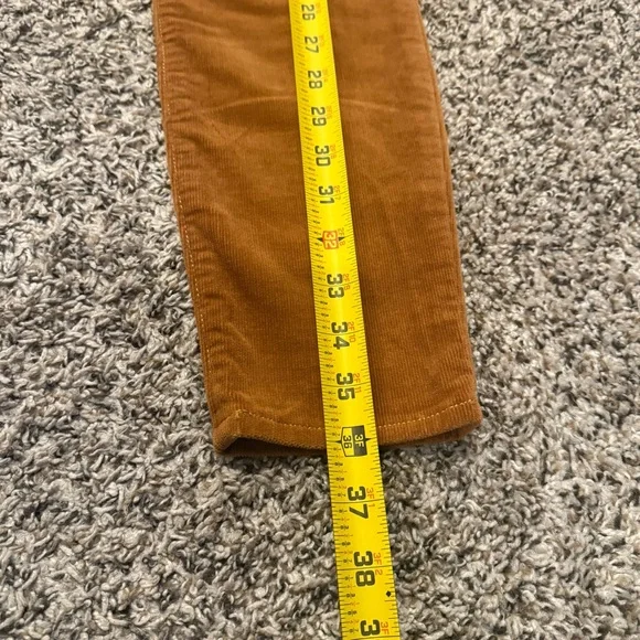 Gap Denim Brown Orange Corduroy Legging Skinny Jeans Women’s Size Small 4/27 - Picture 3 of 8